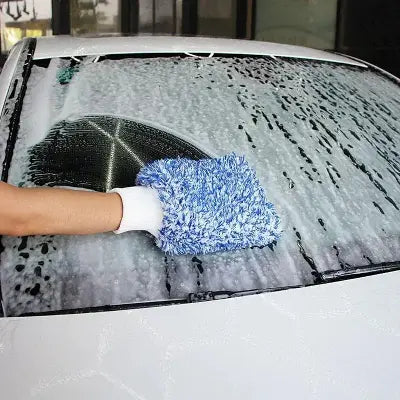 Gant lavage voiture - CarCleaningGloves™ - Bleu