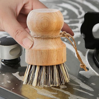 Brosse à Vaisselle  - KitchenDishBrush™ - Noix de coco