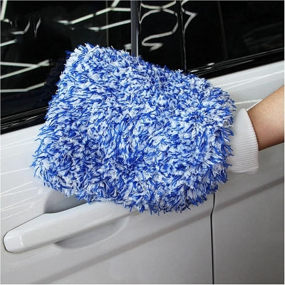 Gant lavage voiture - CarCleaningGloves™ - Bleu